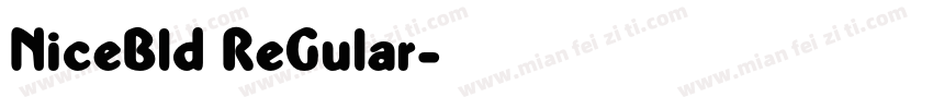 NiceBld ReGular字体转换